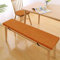VFDC Bankauflage, Sitzkissen Bank mit Abnehmbarem Bezug, Rutschfestes Bankkissen Outdoor, Sitzpolster Outdoor aus Schaumstoff Polster, Sitzauflage Bank für Garten, Terrasse, Orange, 130×35×3cm