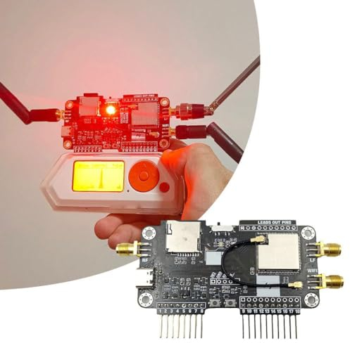 ZIRYXQ All-in-One-Erweiterungsplatine für Flipper Zero Cc1101 Modul, 2,4 G Modulerweiterung, unterstützt NRF Sniffer Mousejacker-Funktionen, WLAN-Multiboard-Entwicklungsplatine für Flipper Zero