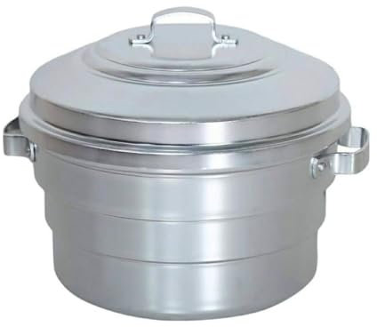 Traditional South Indian Aluminum Idly Maker | Idli Steamer | Idly Pot | Pathram Cooker | Paanai Edly Maker (25 Edly)