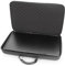 CASEMATIX Portable Monitor Case for 15.6 to 24 Gaming Monitors or Laptops, Hard Shell EVA TV Screen Cover with Padded Foam, Fits Accessories for 15.6 to 17.3 Inch Screens (Black)