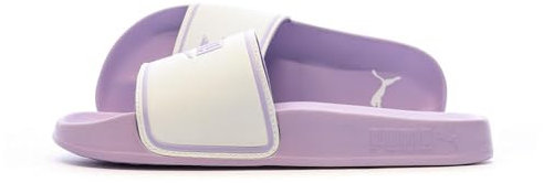 PUMA Claquettes Violettes/Blanches Femme Leadcat 2.0 Elevate Violet 40-1/2FR