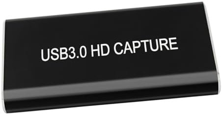 Artibetter 1pièce Adaptateur USB Full Capture Et Audio pour Enregistrement De Carte De Compatible Pc Et TV Noir