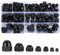 165 Pièces Écrous Borgnes en nylon, Écrous Blocages Hexagonaux à Tête Kit, M3/M4/M5/M6/M8/M10/M12 Assortiment d'écrous Tête Hexagonaux