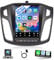 Stereo For Ford Focus Radio Upgrade 2012-2018 Android 13,9.7 inches (vertical screen with buttons)-with Carplay/Android auto/GPS/Bluetooth/4G+64G/AUX-in/Steering Wheel Controls/Backup Camera