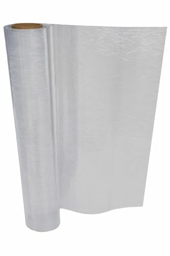 doitBau Baufolie Typ 150 transparent – Abdeckfolie aus LDPE 4 × 25 m (100 m²) – reißfeste Schutzfolie für Baustelle, Malerarbeiten und Renovierung