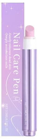 3-in-1 Nail Care Pen - Cuticle Oil Pens for Nails - Cuticle Pusher Nail Oil Pen with Ceramic Tip for Dry & Damaged Nails - Moisturize Strengthen Brighten Nails Care ﻿