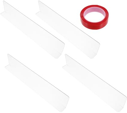 Gatuida Window Sill Protector for Pets 4pcs 40X7Cm Anti-Dog and Cat Claw Scratch Guard with Nano Adhesive Plastic Window Guard for Dog and Cat Safety on Balcony