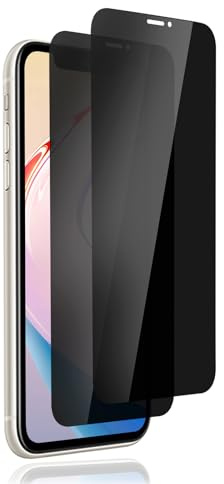 Carantee Sichtschutz für Panzerglas für iPhone 11 Pro Max Schutzfolie, 2 Stück Privacy Blickschutz Displayschutz, Anti-Spähen 9H Härte, HD Klar Blasenfrei, für Großraumbüro Bahn Café