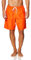 Amazon Essentials Short de Bain de 23cm avec Doublure en Maille, Poches, Fermeture à Cordon Homme, Orange, L