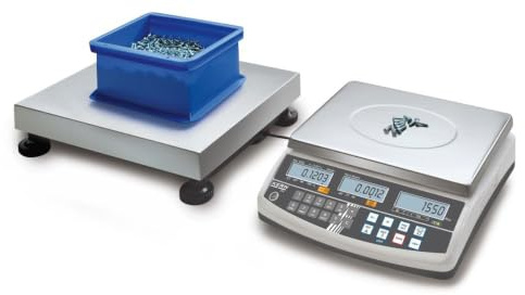 Zählsystem max. 30 kg: D = 10 mg