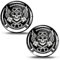 SkinoEu® 2 x Aufkleber 3D Gel Silikon Stickers Motorsport Totenkopf Flügel Schädel Motorcycle Auto Moto Motorrad Fahrrad Skate Fenster Tür PC Tablet Laptop KS 4