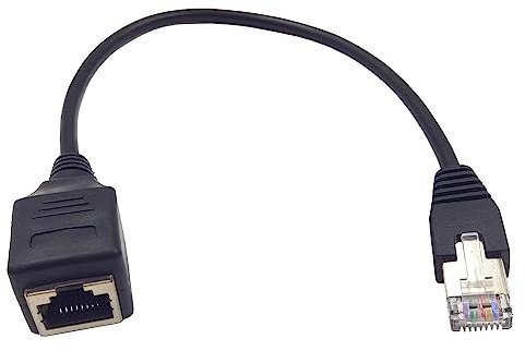 Halokny RJ45 Ethernet Extension Cable - Cat6 Network Patch Cable With Male to Female Connector (1ft)