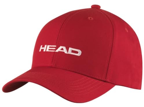 HEAD Promotion cap, Berretto Unisex Adulto, Rosso, Taglia unica
