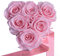 ROSEMARIE SCHULZ Heidelberg Rosen in Box Herz 6 konservierte Rosen Satinband Goldschrift Für die Beste Mutter der Welt (Rosa, 6 Rosen Für die Beste Mama der Welt)
