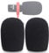 SUNMON VideoMicro Windscreen Foam Cover, Windscreen Pop Filter for Rode VideoMicro Me Mini-Shotgun Microphone (2 Pack)