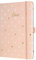 SIGEL JN335 Notizbuch A5 liniert rosa, Tagebuch Jolie, Hardcover, Gummiband, Stifteschlaufe, Einstecktasche, aus nachhaltigem Papier