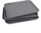 Cadineer 6-Pack Reusable Plastic Serving Trays, Fast Food Trays