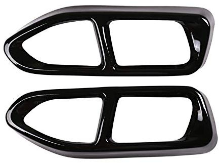 2teilige Auspuffblende für BMW 7er Serie G11 G12 730 740 750Li 16 18 M Sportversion Modell Edelstahl Autozubehör