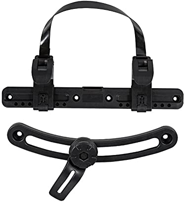 iSpchen Fahrradschnalle Seitentasche Schnalle Verstellbare Fahrrad Schnalle Taschenschnalle Befestigungsgurte Befestigungsschnalle Fahrradzubehör für Fahrradtasche Gepäckträger Schwarz