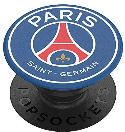 PopSockets PopGrip - Ausziehbarer Sockel und Griff mit einem Austauschbarem Top für Smartphones und Tablets - Paris Saint-Germain Logo