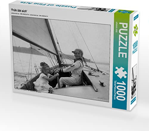 CALVENDO Puzzle 'Früh übt Sich' | 1000 Teile Lege-Größe 64 x 48 cm Foto-Puzzle für glückliche Stunden