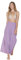 Trendyol Damen Strandmode Hohe Taille Weites Bein Regular Fit Hose, Flieder, 60