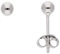 Adelia´s 925 Silber Ohrringe/Ohrstecker Ø 4 mm