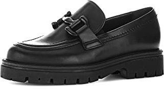 Gabor Damen Slipper, Frauen Slip On,Wechselfußbett,Moderate Mehrweite (G),Halbschuhe,Slides,Schlupfschuhe,Loafer,schwarz (Uni),39 EU / 6 UK