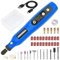 CHOKMAX Mini Cordless Rotary Tool, 3.7V Electric Grinder with 5 Variable Speed, Front LED Work Light, 42pcs Accessories Multi-Tool for Polishing, Cleaning and Engraving