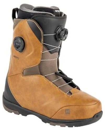 Nitro Herren Club BOA Dual All Mountain Freeride Freestyle Schnellschnürsystem Boot Snowboardboot, Brown, MP 27.5 // EU 42 // US 9,5