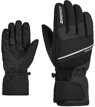 Ziener Herren GEZIM Ski-Handschuhe/Wintersport | wasserdicht atmungsaktiv, black tec, 11,5