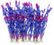 Yitaocity 10Pcs Large Artificial Fake Plastic Plants 12 Inch Tall Seaweed Water Plants for Fish Tank Aquarium Decorations (Purple)