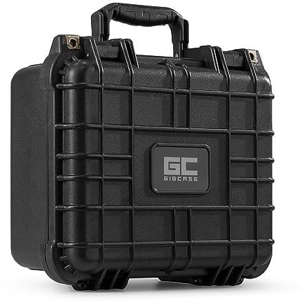 Power Dynamics GIGCASE6 Hard Shell Case with Pick and Pluck Foam 340x295x150mm - Ideal for Camera, DJ Equipment, Tools - Lockable Storage Box, Universal Shockproof Waterproof Flight Carry Case