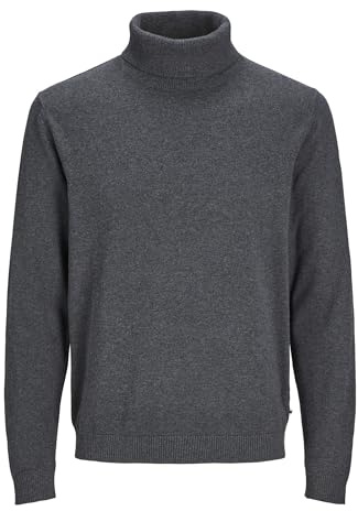 JACK & JONES Male Rollkragenpullover Einfarbig Rollkragenpullover