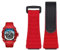 EKSIL Echtes Lederband, geeignet für Richard Mille Nylonband, Herren RM50/53 Schraubendreher, Vier-Sterne- oder Fünf-Sterne-Schraubenkopf, 25 mm, 25 mm, Kunststoff, Achat