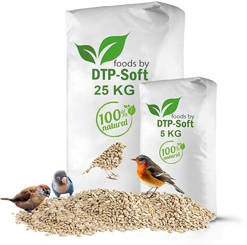 Graines de tournesol décortiquées Nourriture pour oiseaux Oiseaux Oiseaux sauvages (25 kg)