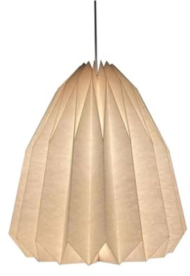 Origami Design Lampenschirm und Dekolaterne, Nordische Kreativlampe mit Papier Schirm, Faltbarer Rund Lampenschirm (Dienende_height_}7 пиNeeded_tails_width_7{(_,d),