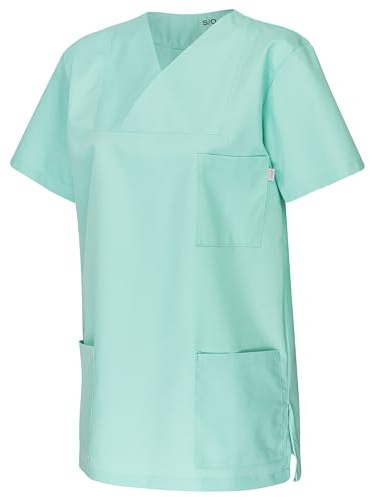 Clinotest Schlupfkasack „Anna/Anton“ – 195 g/m², 65% Polyester, 35% Baumwolle – Komfortable & Pflegeleichte Arbeitsbekleidung für Damen & Herren, Ideal für Klinik, Labor&Medizin