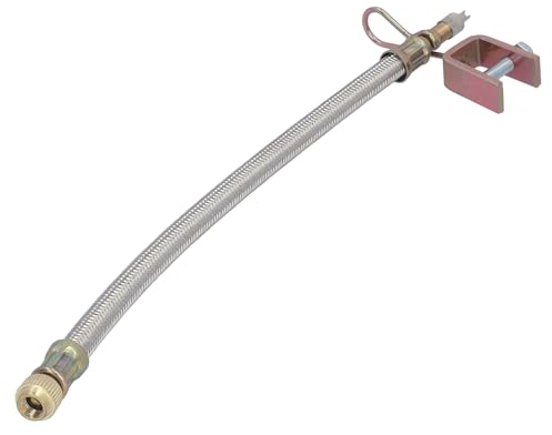 SAMETRUCK Ventilverlängerung 250mm lang flexibel Metall LKW PKW Auto Reifen Ventil Adapter