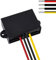 DC 12V auf 24V Spannungswandler 5A 120W Auto Netzteil Wandler Konverter Transformator Trafo Adapter DC 9-20V Breit Eingang für Auto Motor LKW PKW Kfz Boot…