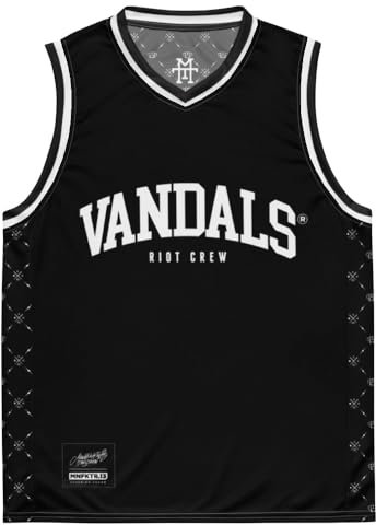 Vandals Riot Crew Jersey (Black) - Trikot, Vandalism, Shirt, Graffiti, Basketball