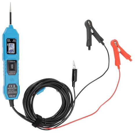 FLEXMAN DC 6~24V 8A Stromkreis-Sondentester, Multifunktions-Kfz-Stromkreistester mit 14,8 Fuß langem Kabel, Diagnosegerät mit Frontlicht für Auto, Boot, Motorrad