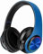 Cuffie Bluetooth senza fili con 5.3 luci LED, pieghevoli, slot per schede SD, colore rosso