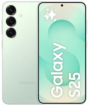Samsung Galaxy S25 Smartphone AI, 3 anni di Garanzia del produttore, Display 6.2'' FHD+ Dynamic AMOLED 2X, Fotocamera 50MP, RAM 12GB, 256GB, 4.000 mAh, Mint [Versione italiana]