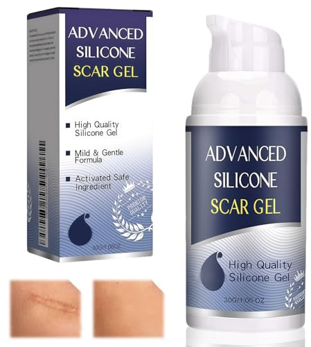 30g Scar Gel, Scar Cream, Mild and Moisturizing Scar Removal Cream, Stretch Mark Cream, Recovery for Old and New Scars
