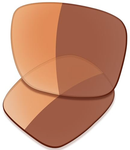 Saucer Verres de rechange haut de gamme compatibles avec les lunettes de soleil intelligentes Ray-Ban Meta Wayfarer RW4008 53 mm, Orange photochromique non polarisé, taille unique