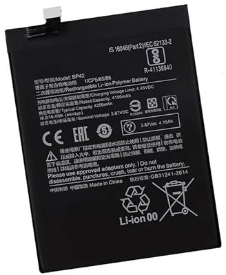 Backupower Ersat BP42 Akku Kompatibel mit Mi 11 Lite Mi 11 Lite 5G Mi 11 Youth 5G M2101K9G M2101K9C 1ICP5/65/86
