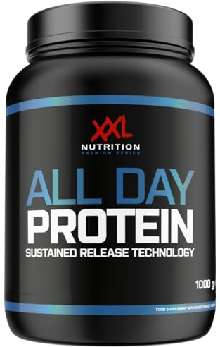 XXL Nutrition - All Day Protein - Protein Pulver - Eiweißpulver - Banane - 1000 Gramm