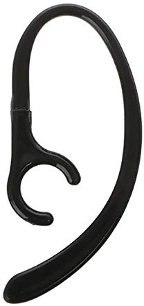 LEUCHTBOX 4 x Ersatz Ohrbügel Ohrhaken Klemmhalter Ohrhalter Ear Hooks für Bluetooth Headsets und Headphones 8 mm Ohrhörer Zubehör für Sport und Outdoor-Aktivitäten (Schwarz)