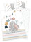 Arle-Living 3 TLG. Baby Bettwäsche Wende Motiv: Dumbo - 100x135 cm + 40x60 cm + 1 Spannbettlaken in weiß 70x140 cm (Dumbo, Flanell)